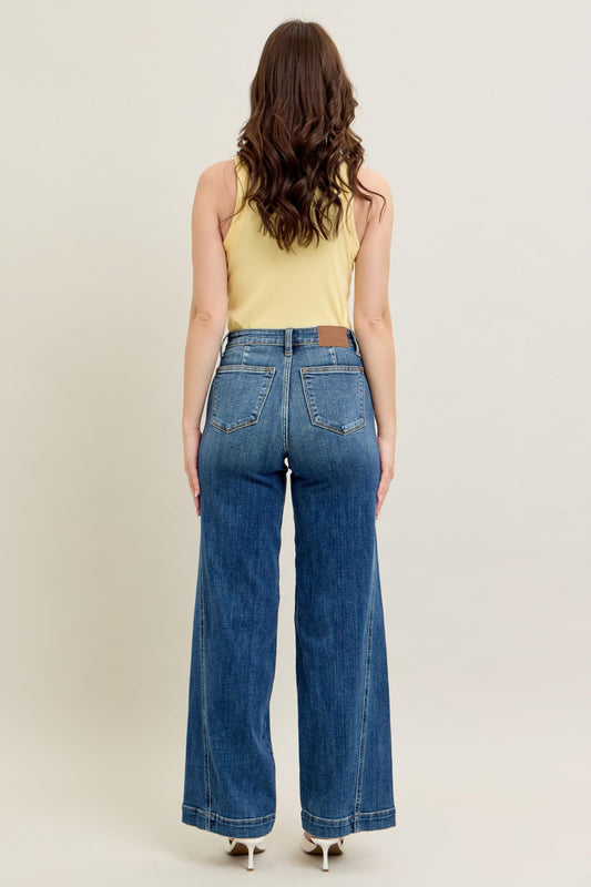 Allie HW Trouser Wide Leg Jean