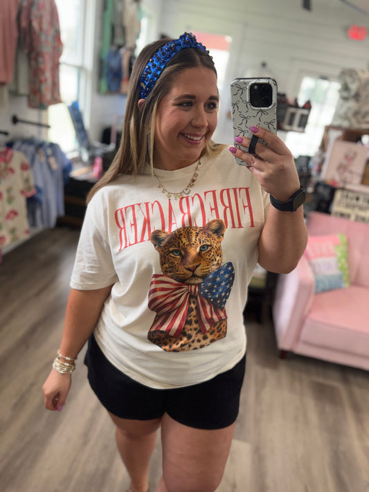 Firecracker Vogue Tiger Tee