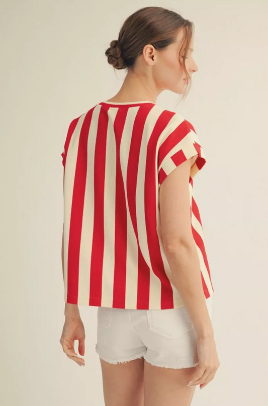 Chelsea Bold Stripe Top