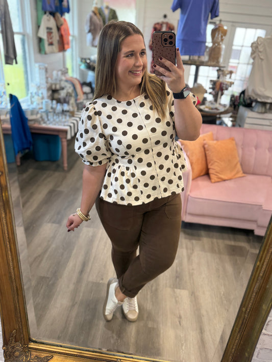 The Darling Dot Blouse