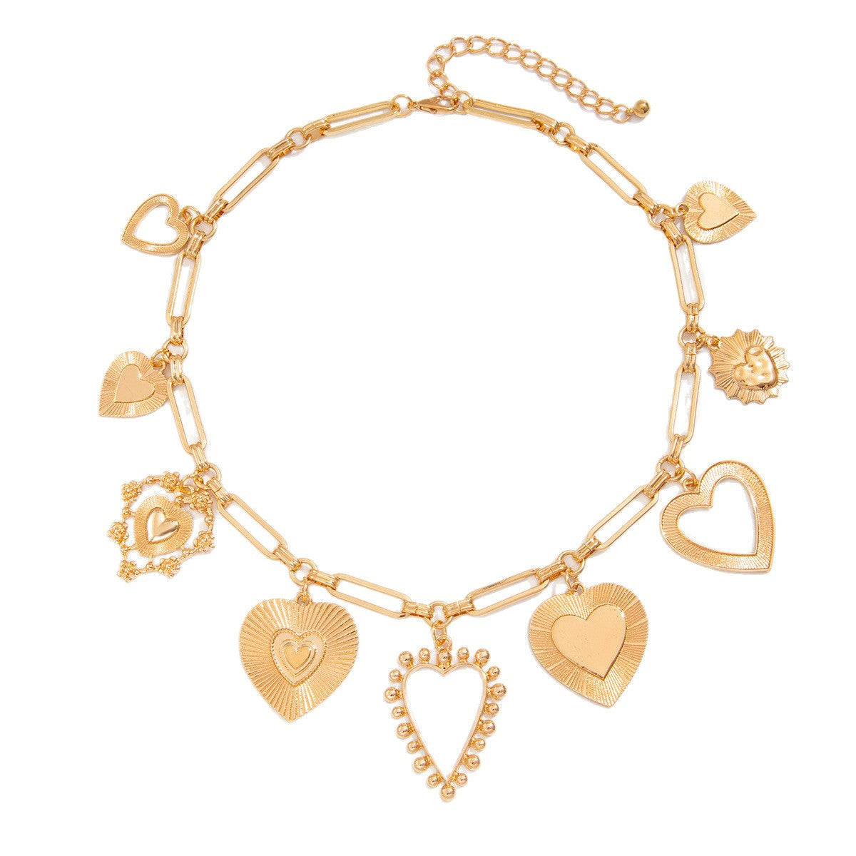 Heart of Gold Charm Necklace
