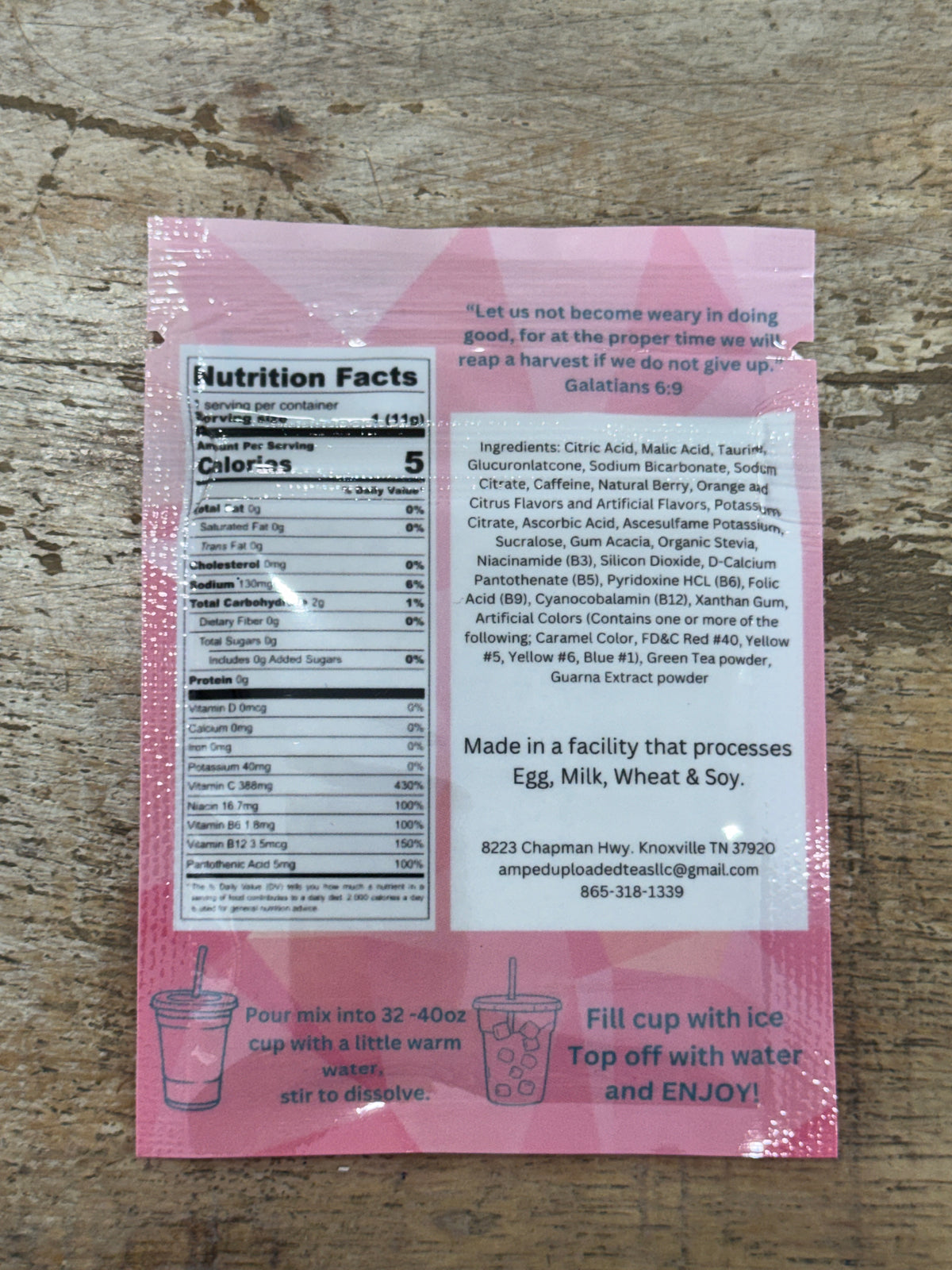 Miami Vice 2.0 Loaded Tea Dry Mix