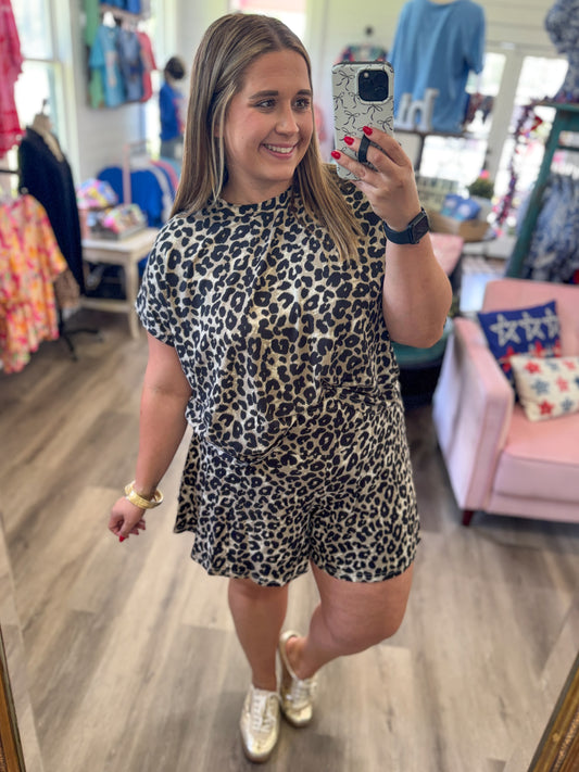 Dahlia Leopard Knit Set