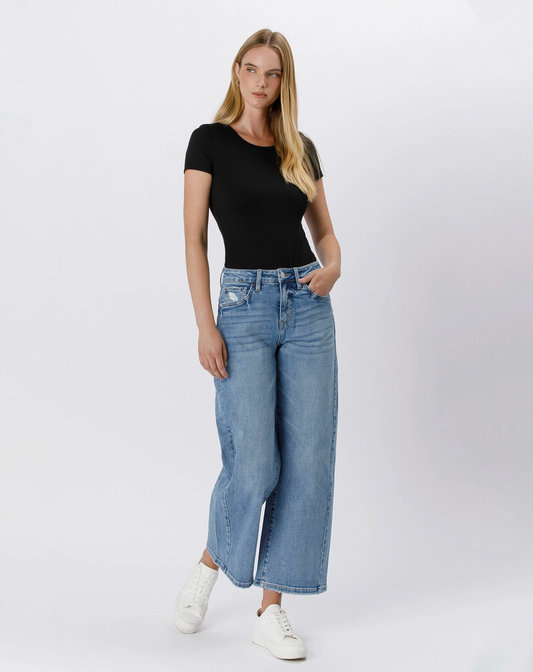 Ideally High Rise Baggy Wide Jeans