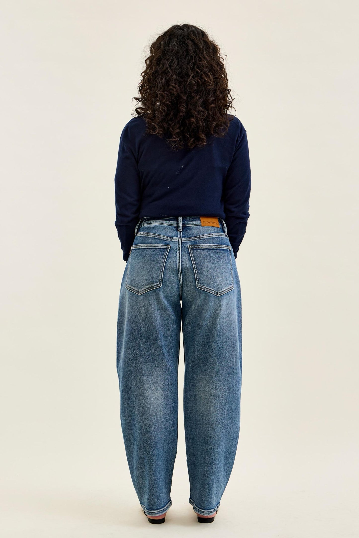 Petite High Waist Rigid Magic Barrel Jeans