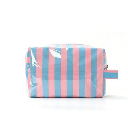 Stripe Cosmetic Bag- Small