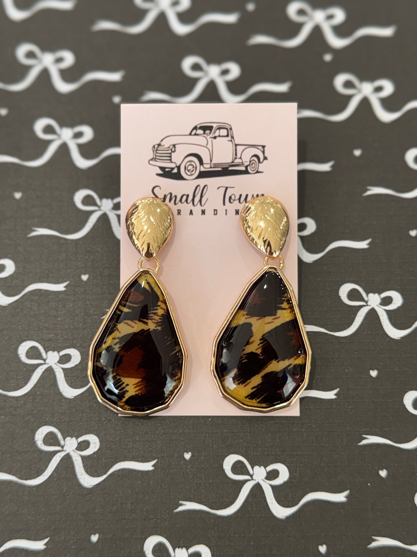 Ruby Teardrop Earrings