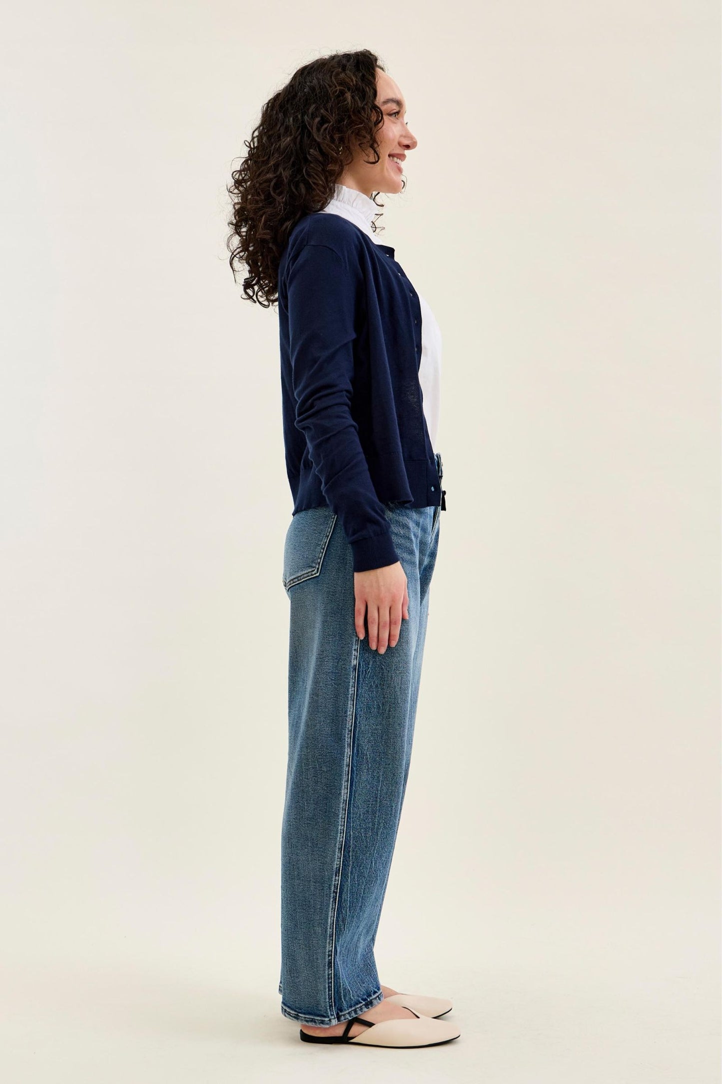 Petite High Waist Rigid Magic Barrel Jeans