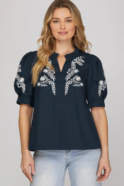 Eden Embroidered Top