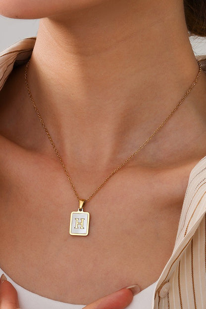 Initial Pendant Necklace