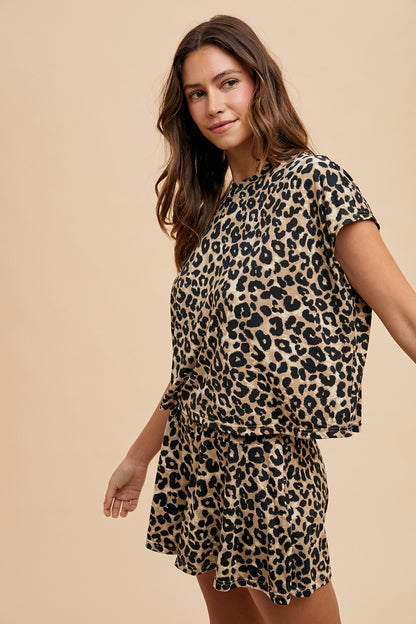 Dahlia Leopard Knit Set