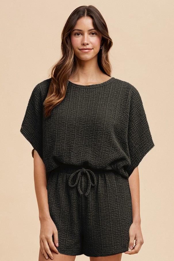 Tiffanie Textured Knit Loose Fit Set