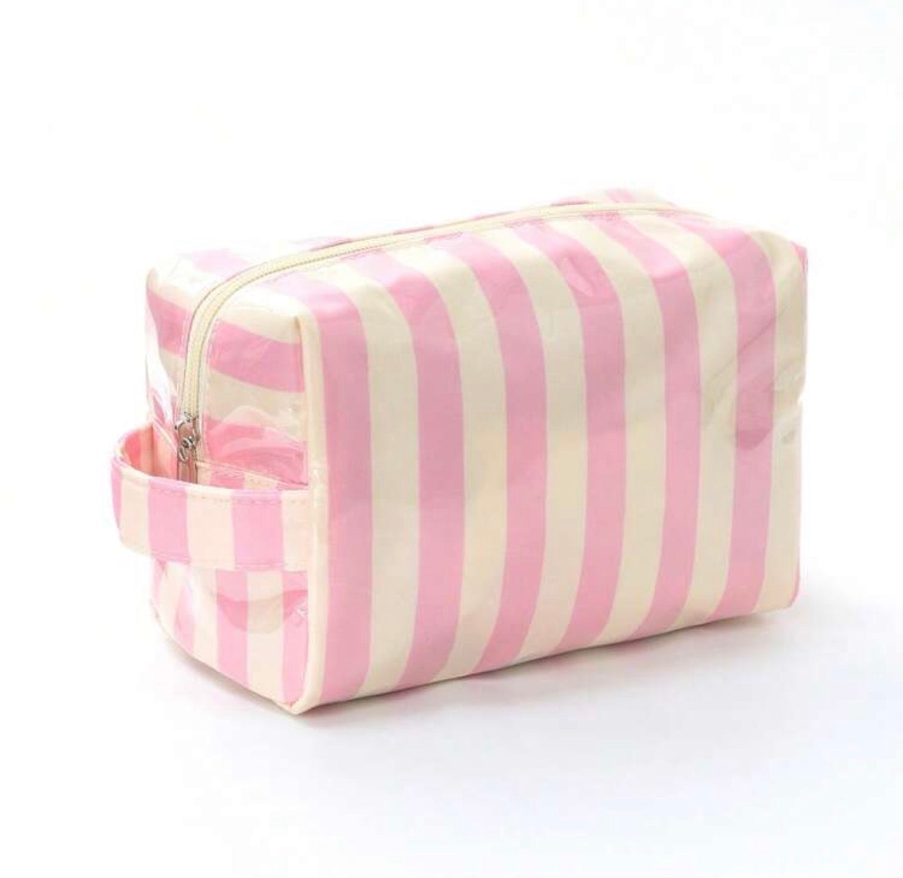Stripe Cosmetic Bag- Small