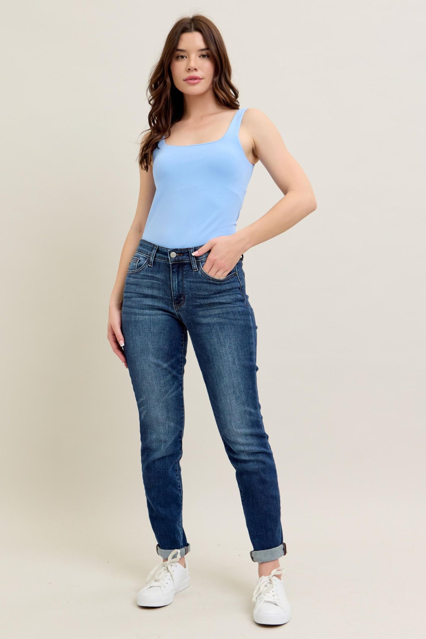 Tiffanie CORE Cuffed Slim Fit Jeans