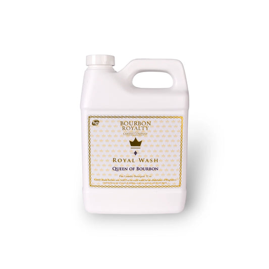 Bourbon Royalty Royal Wash bottle on a white background
