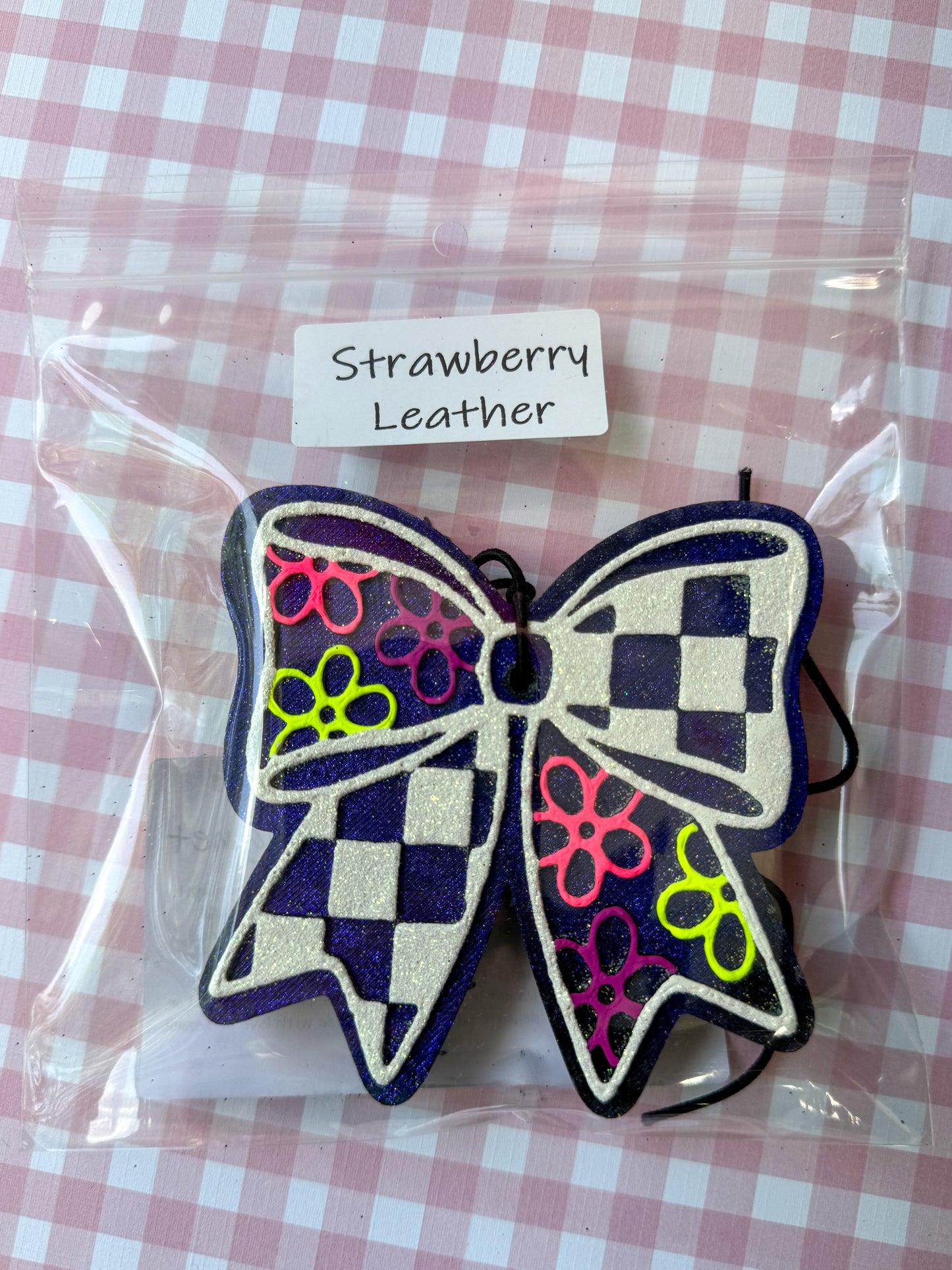 Strawberry Leather Car Freshies
