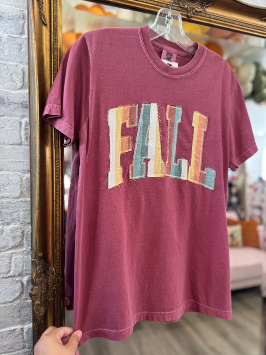Fall Retro Applique Tee