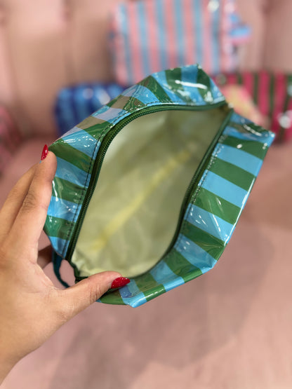 Getaway Stripe Cosmetic Bag