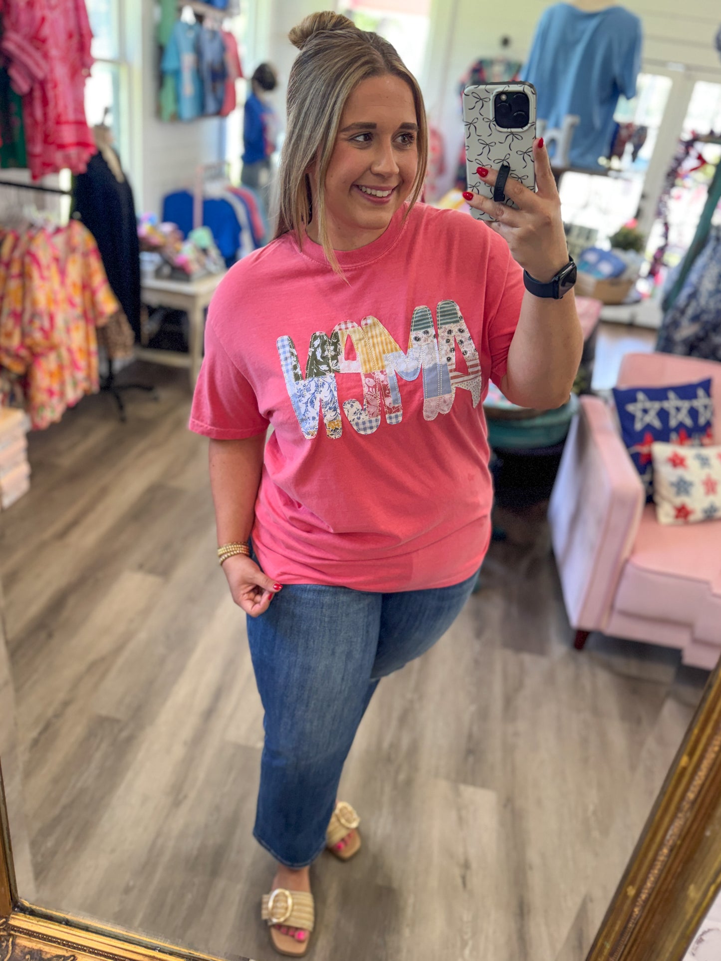 Amen Stitch Applique Tee
