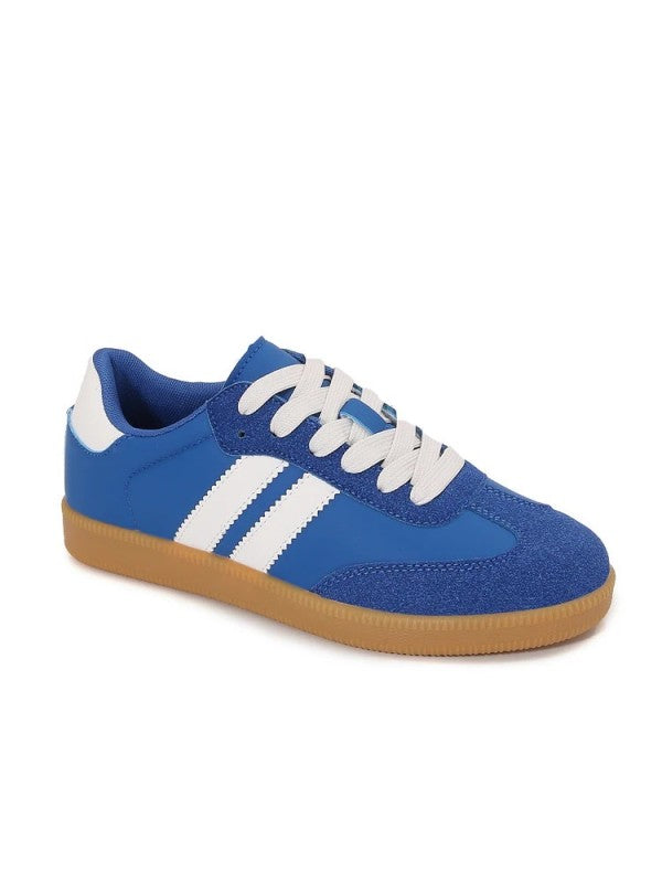 Lisa Stripe Blue Sneakers