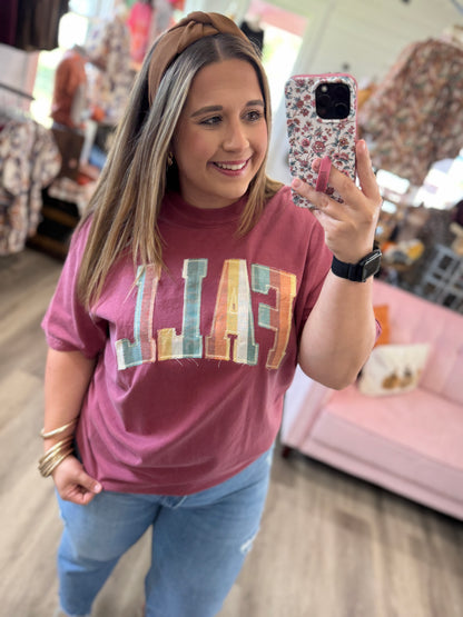Fall Retro Applique Tee