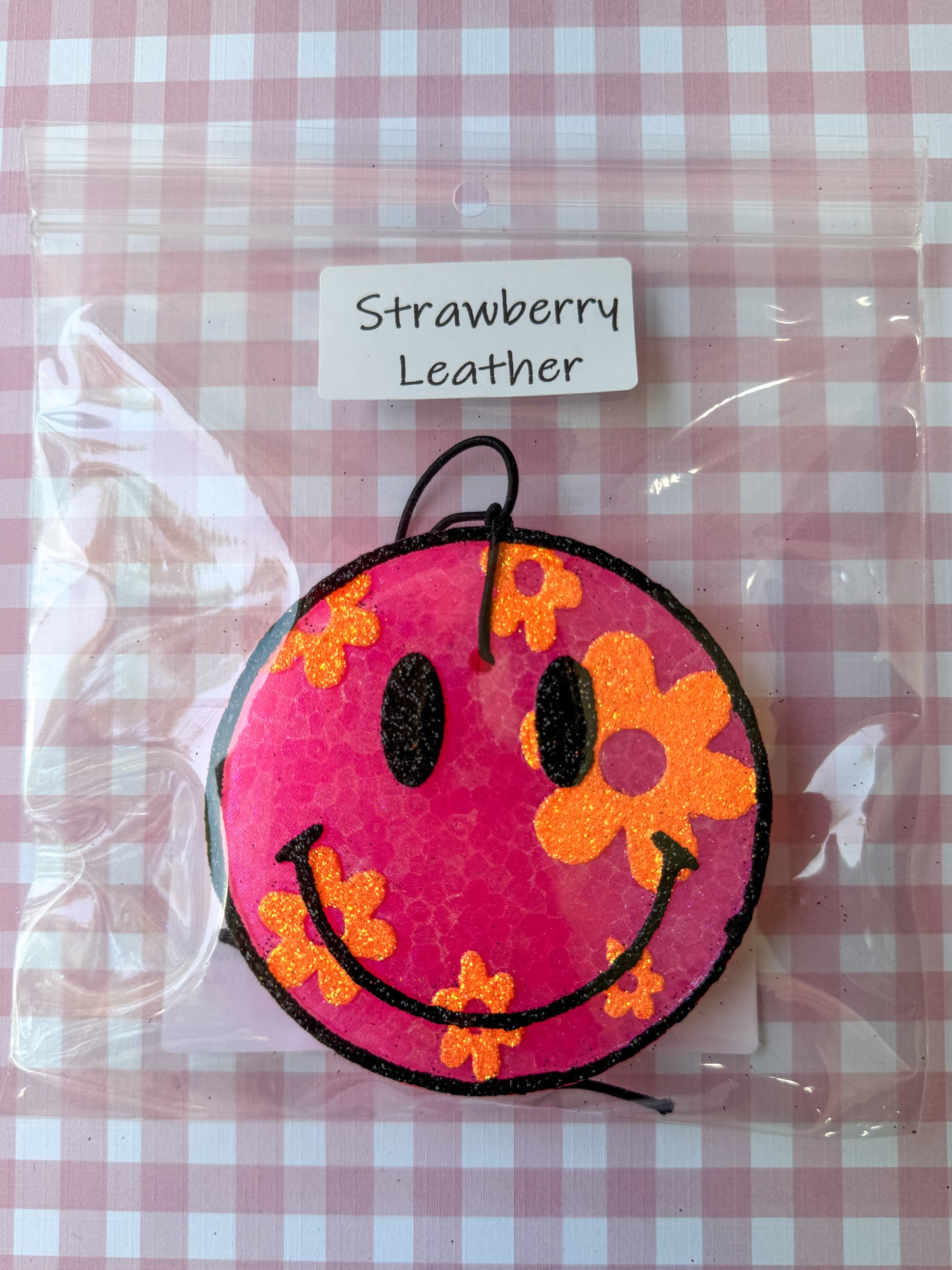 Strawberry Leather Car Freshies