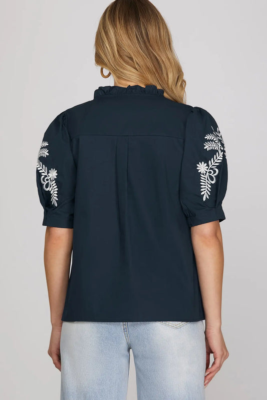 Eden Embroidered Top