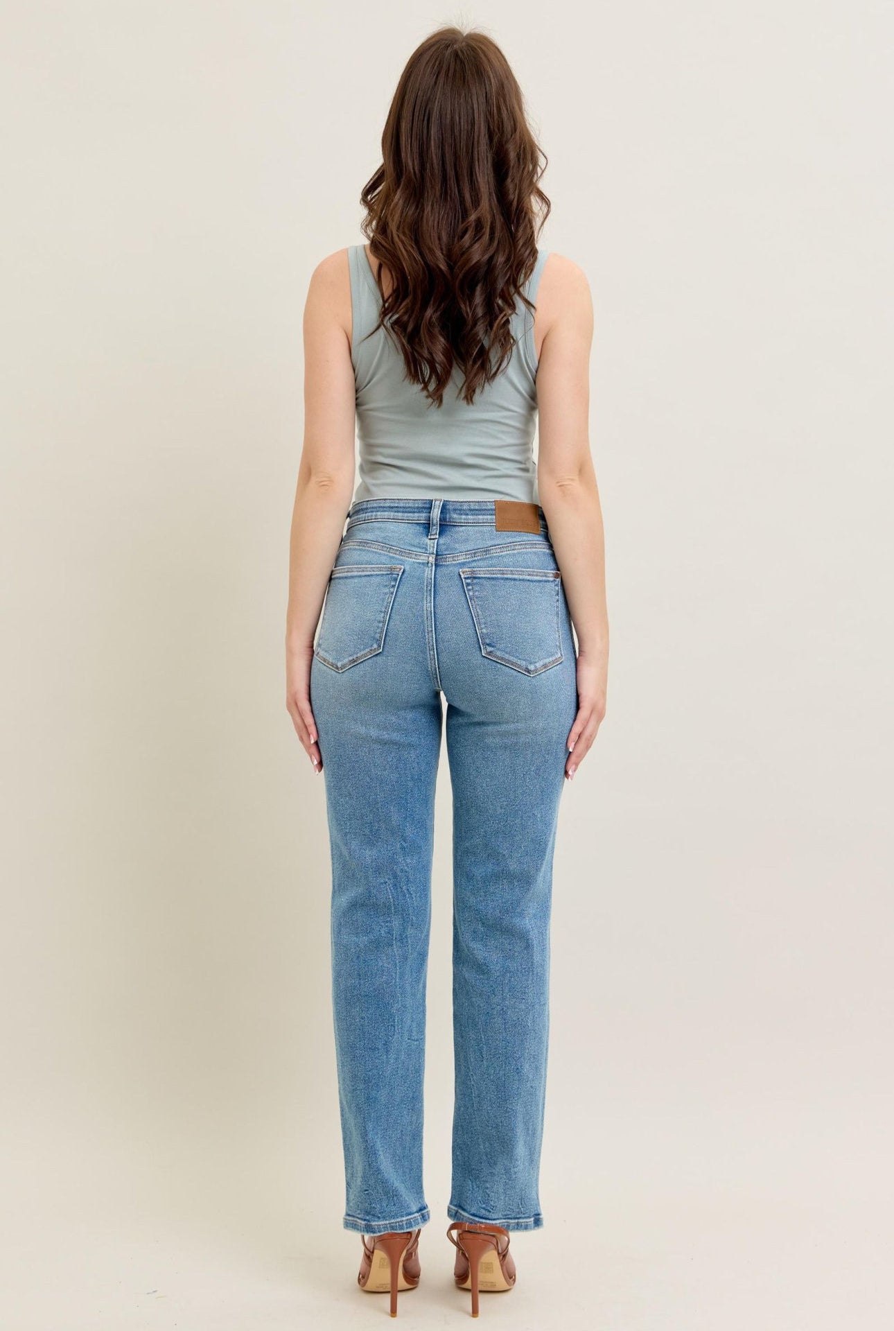 Lauren Vintage High Waist  Straight Jeans