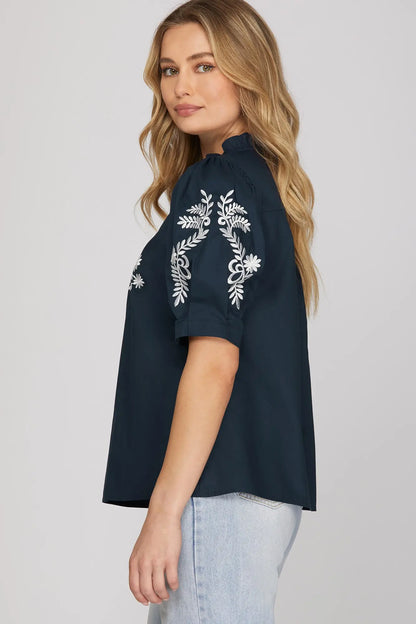 Eden Embroidered Top