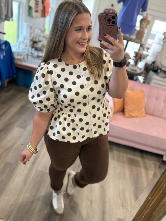 The Darling Dot Blouse