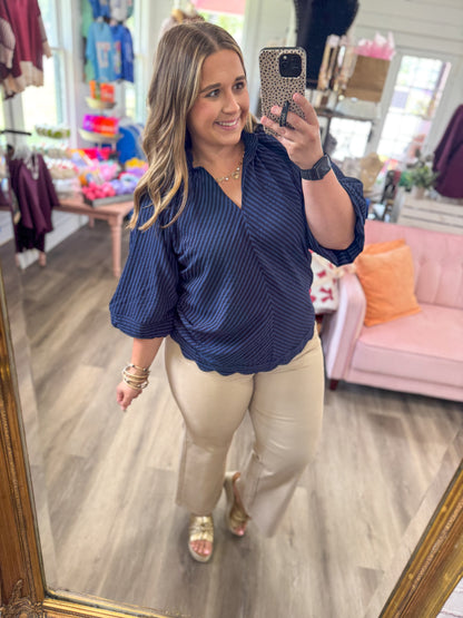 Boardwalk Breeze Top-Midnight