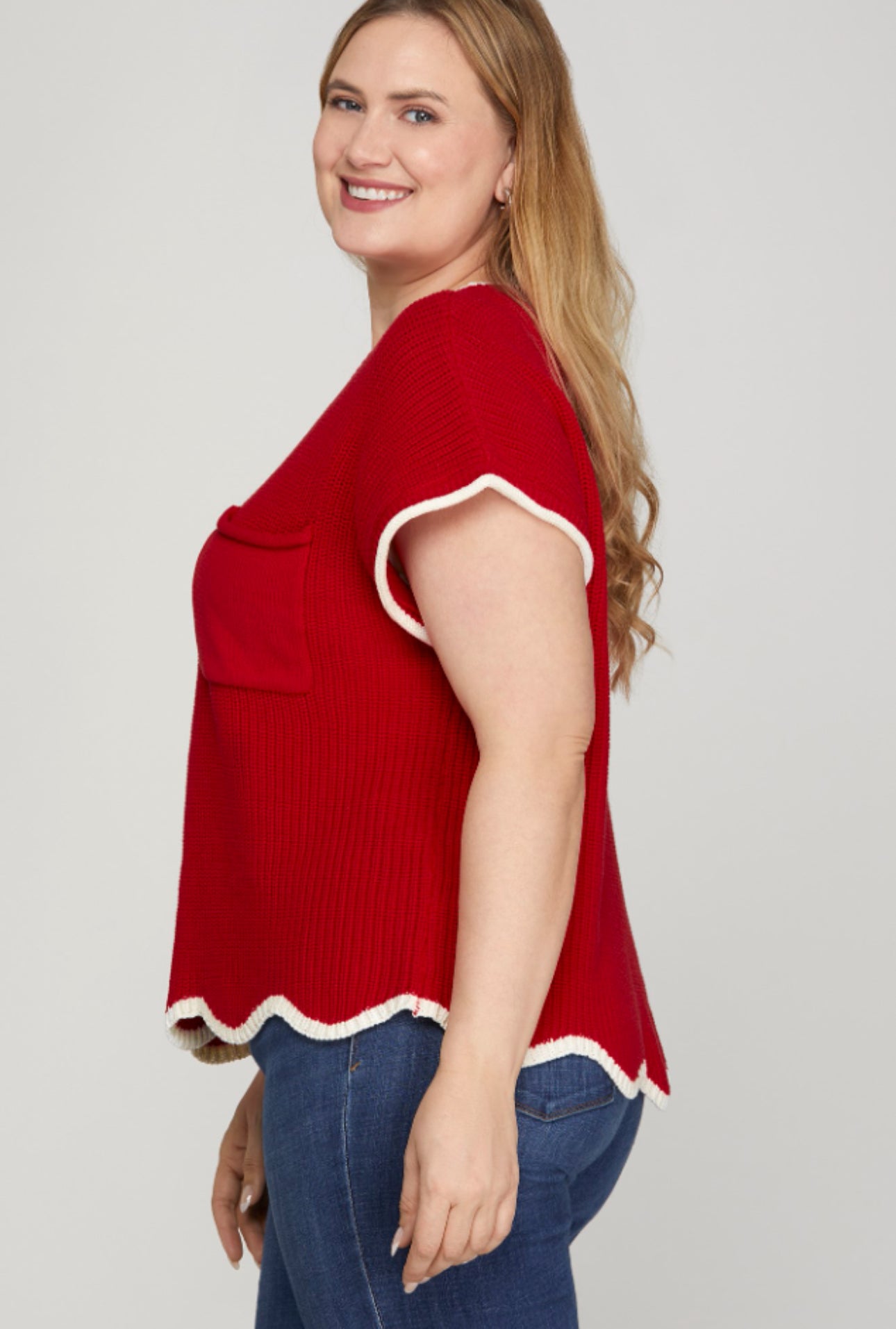 Raelynn Scallop Sweater