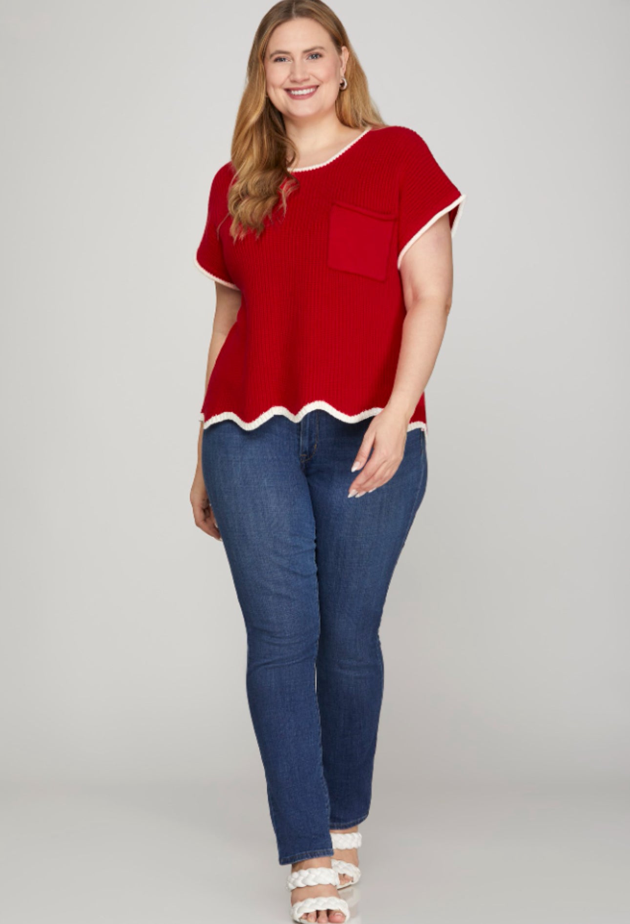 Raelynn Scallop Sweater