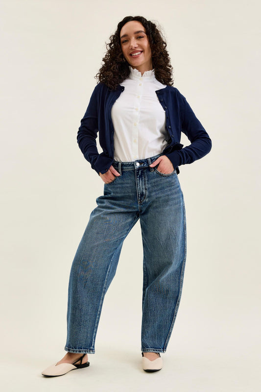 Petite High Waist Rigid Magic Barrel Jeans