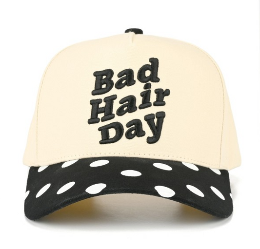 Bad Hair Day Polka Trucker Hat