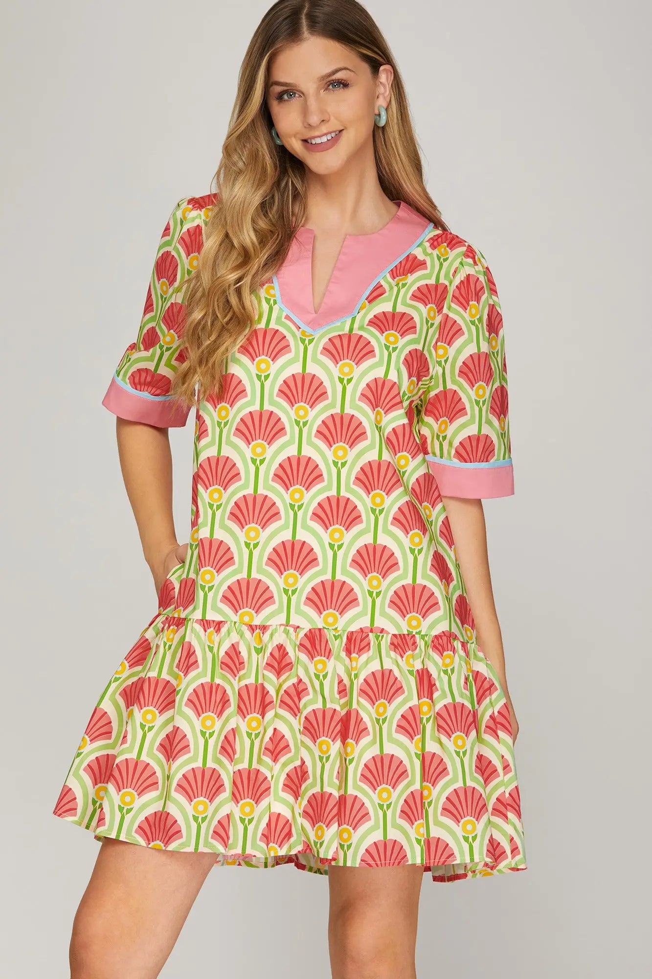 Ashley Floral Print Dress