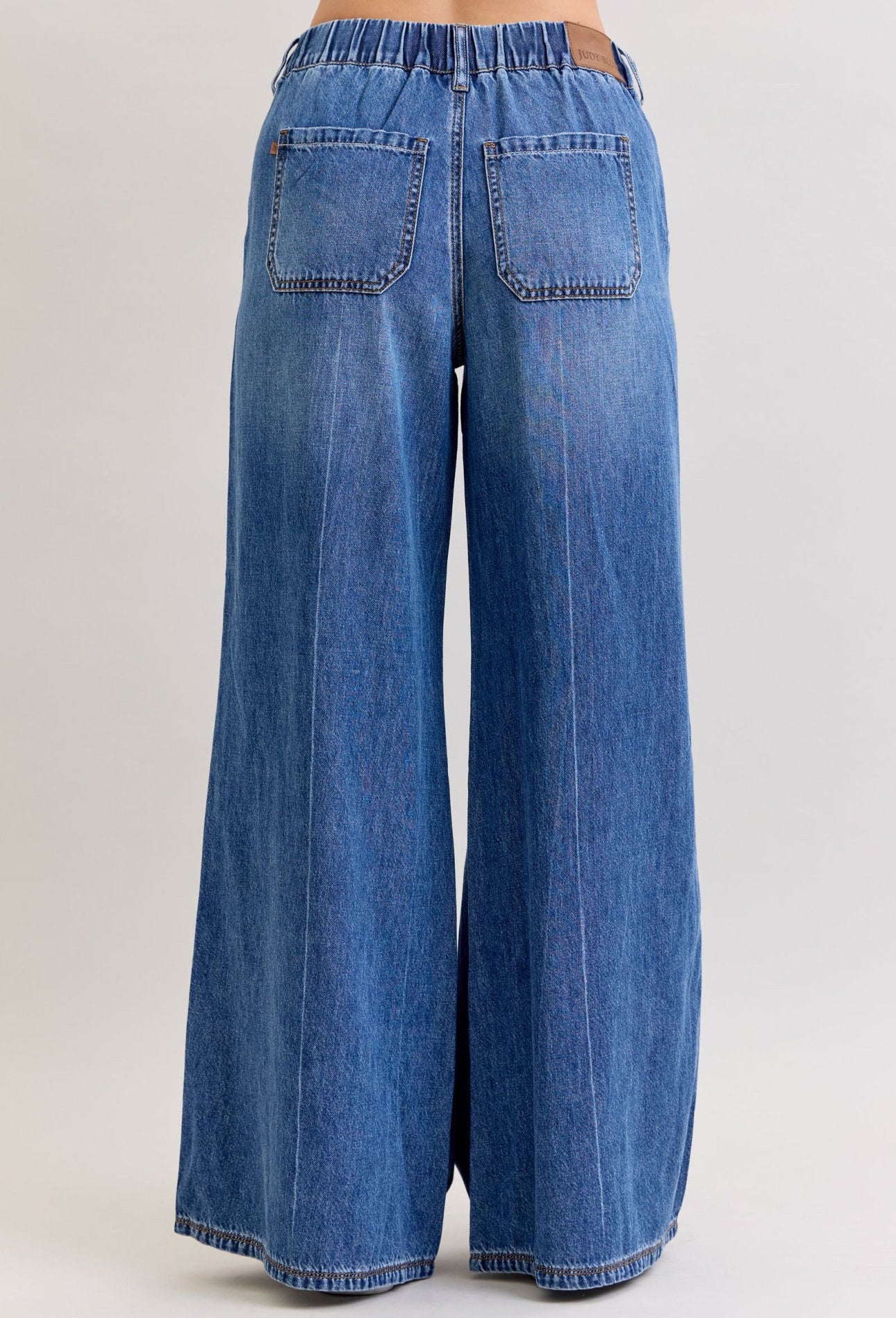 Taylor High-Waist Palazzo Featherweight Jeans
