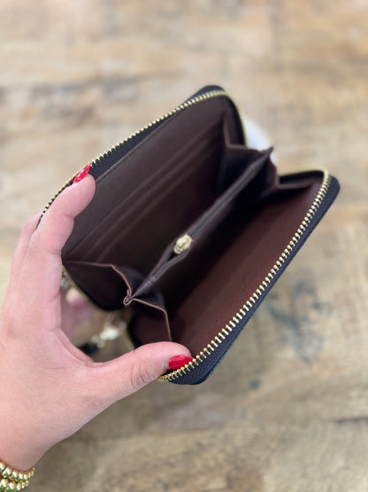 On-the-Go Leather Wristlet Wallet
