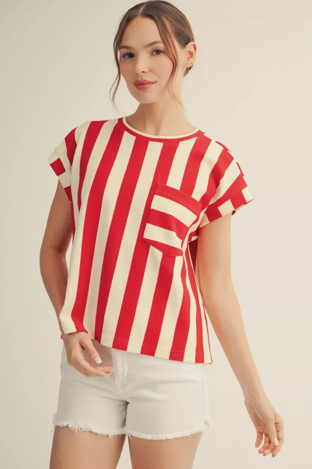 Chelsea Bold Stripe Top