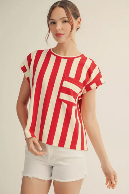 Chelsea Bold Stripe Top