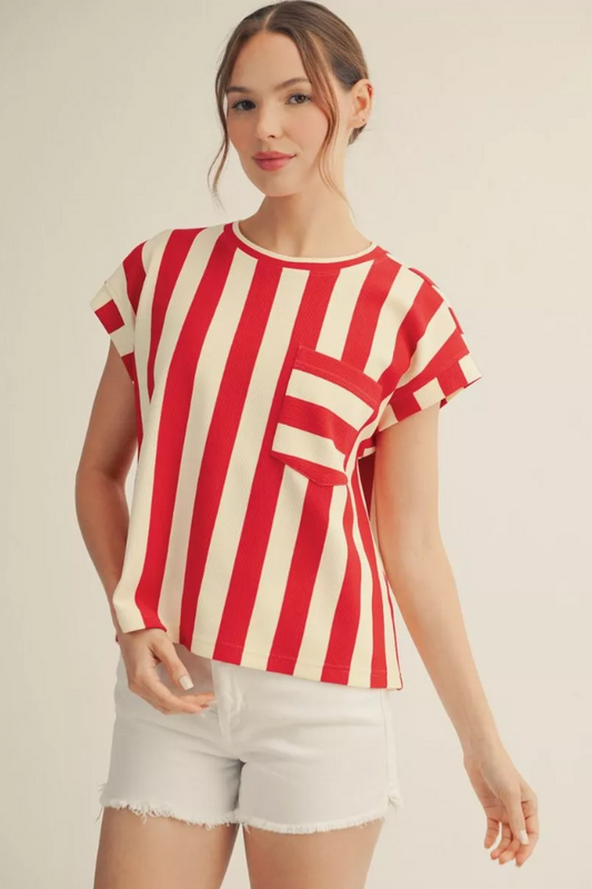 Chelsea Bold Stripe Top