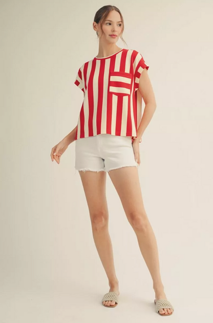 Chelsea Bold Stripe Top