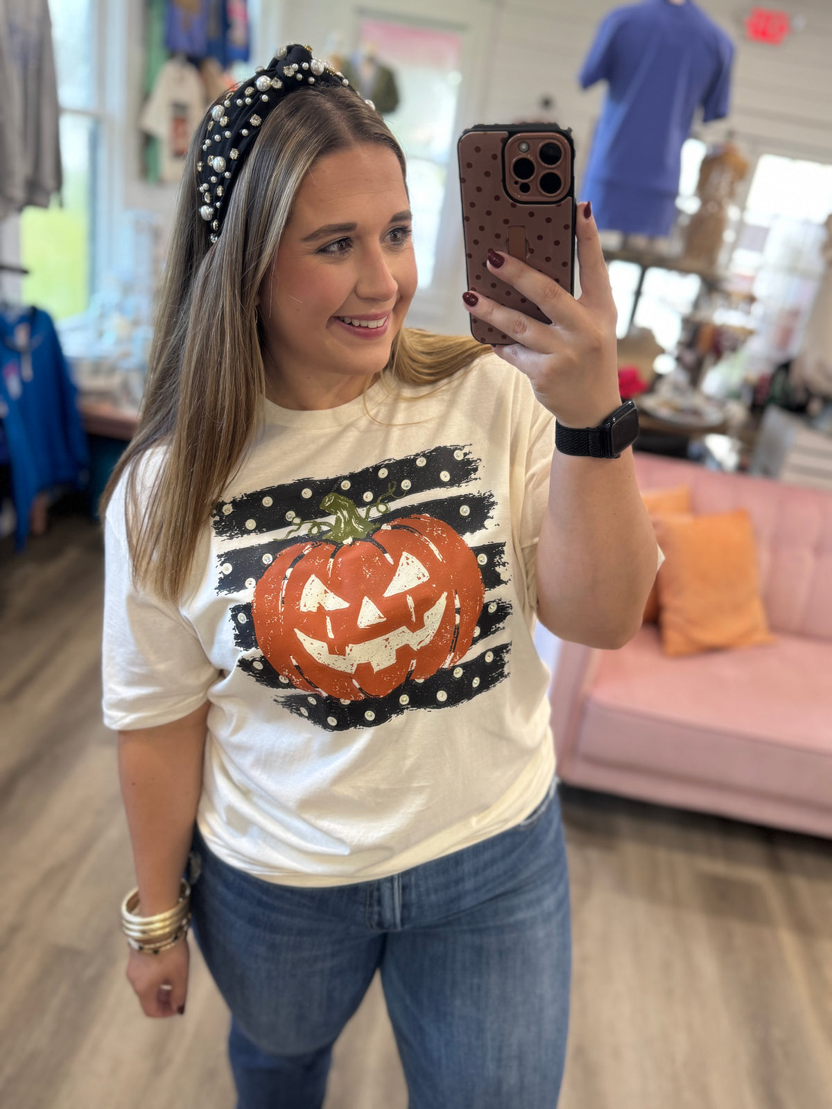 Bling Jack-O'-Lantern Tee
