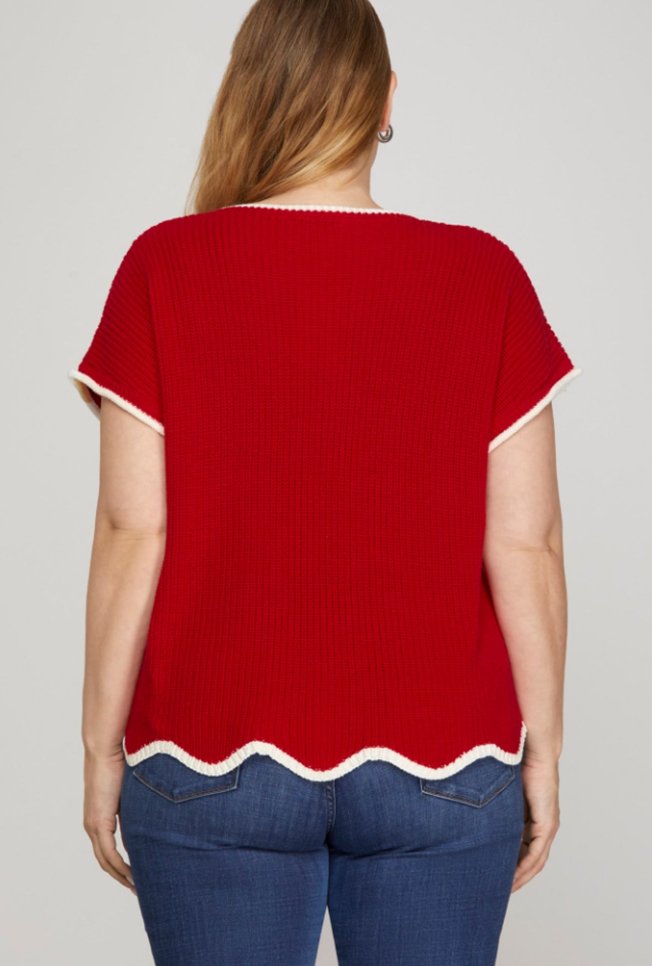 Raelynn Scallop Sweater