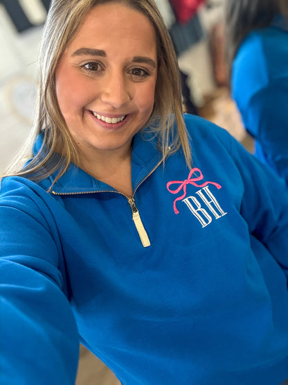 BH Bow Coquette Quarter Zip