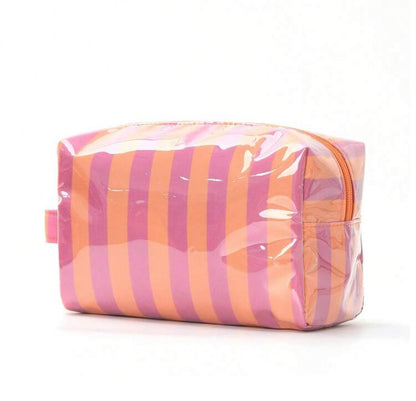 Stripe Cosmetic Bag- Small