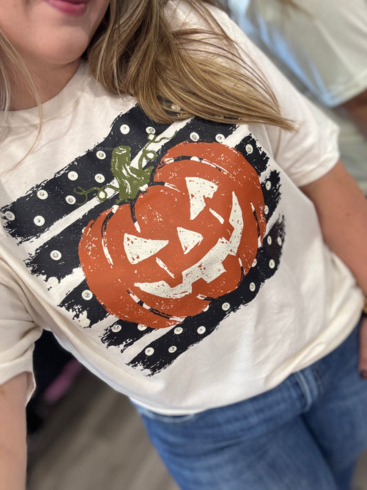 Bling Jack-O'-Lantern Tee
