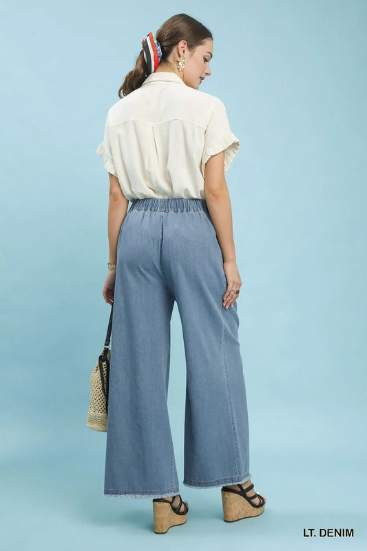 Michelle Stone Washed Wide Leg Pants