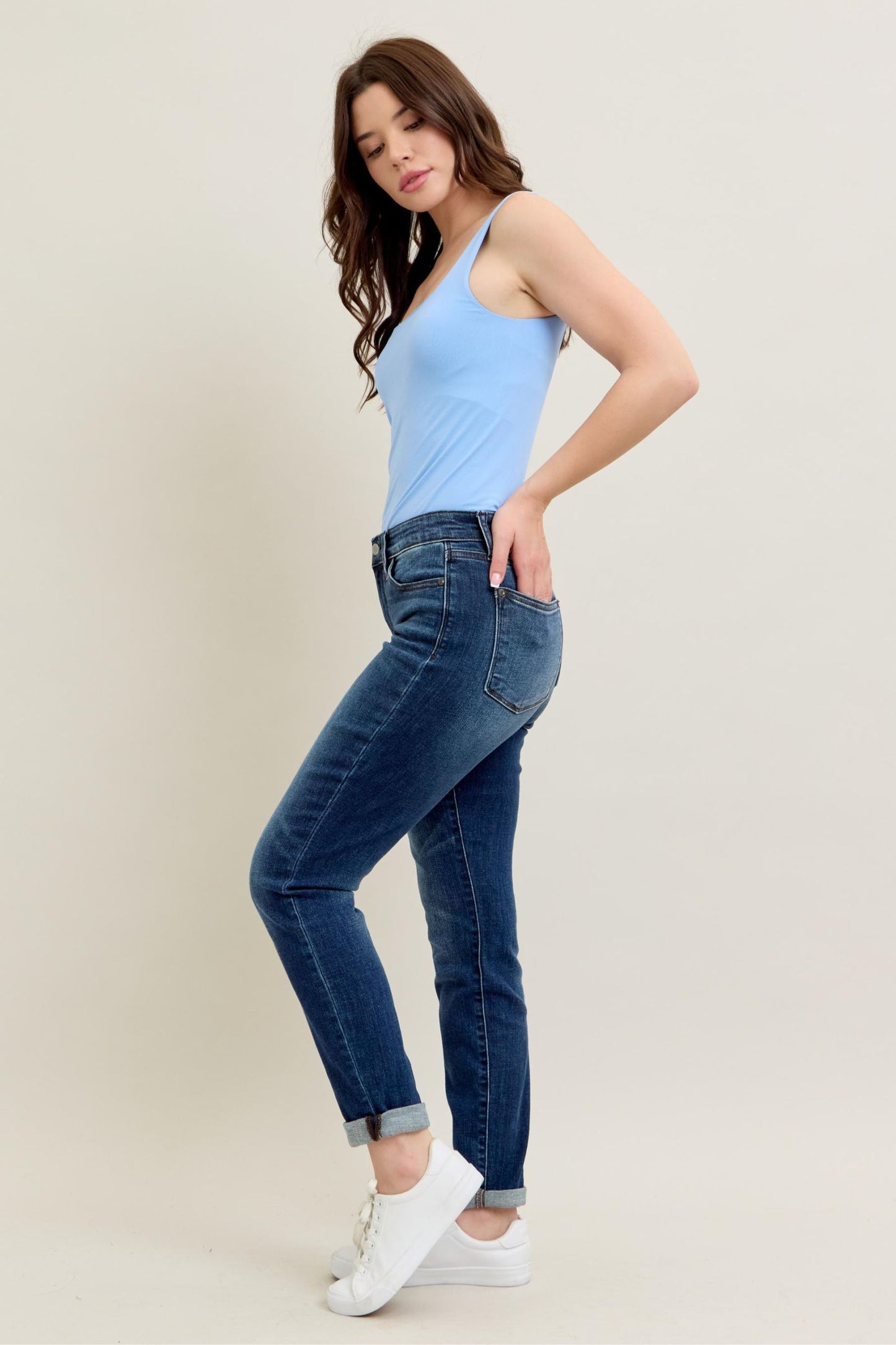Tiffanie CORE Cuffed Slim Fit Jeans