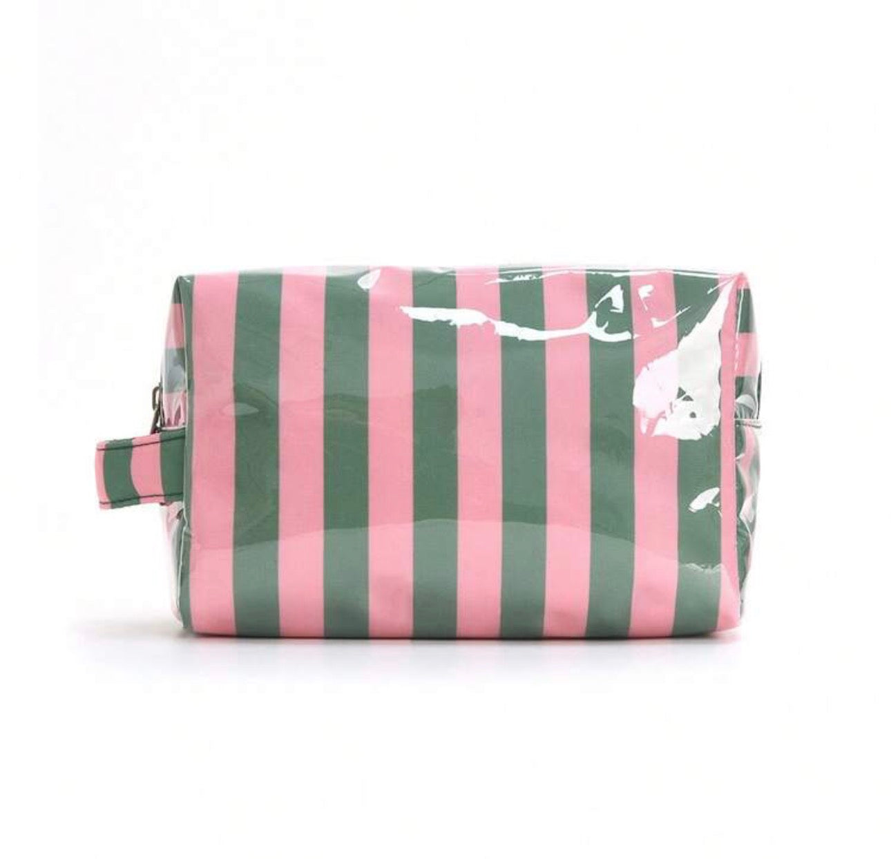 Stripe Cosmetic Bag- Medium